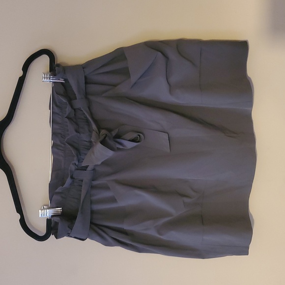 Athleta Arbor Olive Skyline Skort Women Paper bag Waist Belt Skirt Green Size 12 - Picture 3 of 11